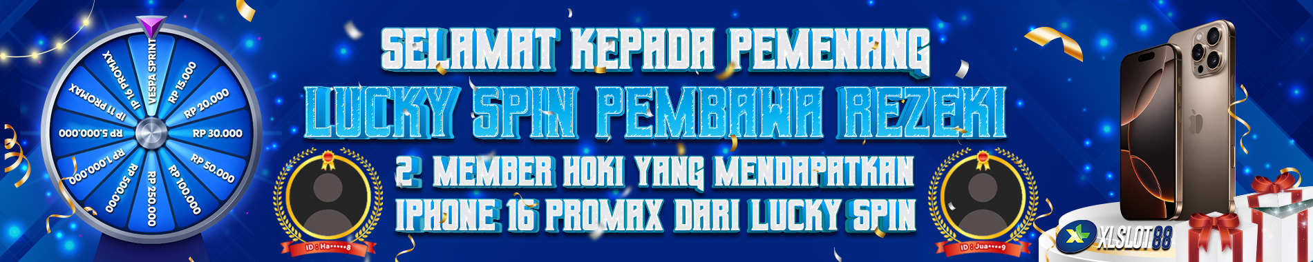 ID HOKI XLSLOT88 MENDAPATKAN IPHONE 16 PROMAX